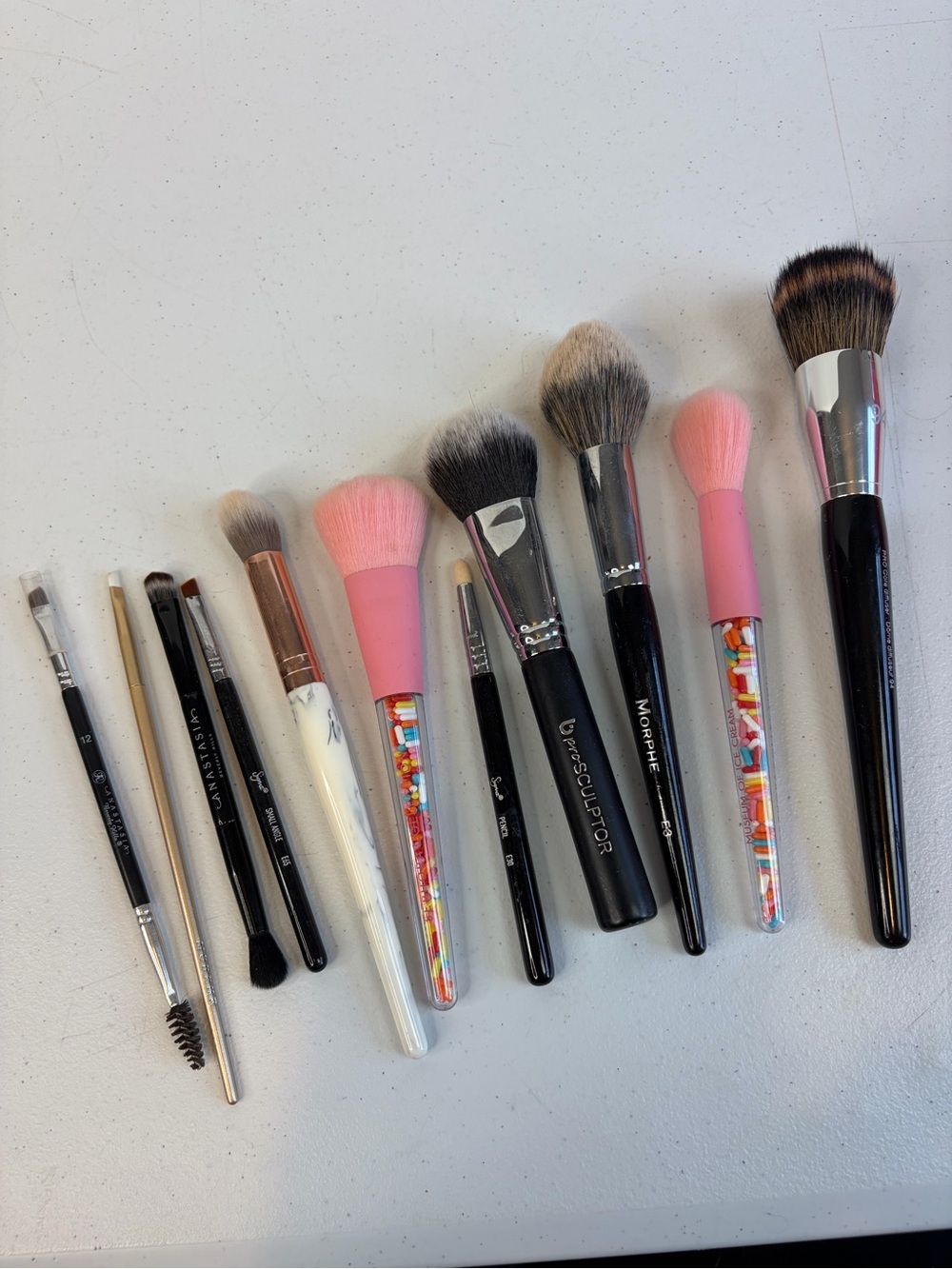 Mixed Lot Makeup Brushes Face Eyeshadow Blush Morphe Sephora BH Anastasia Sigma